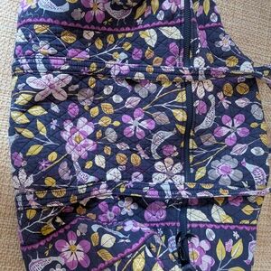 Vera Bradley Floral Travel Bag - Purple, Yellow, Pink